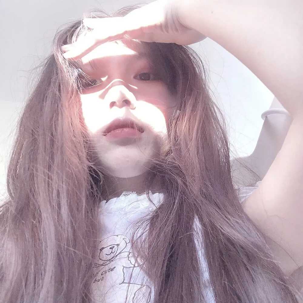 温柔女生头像 浅色系色调