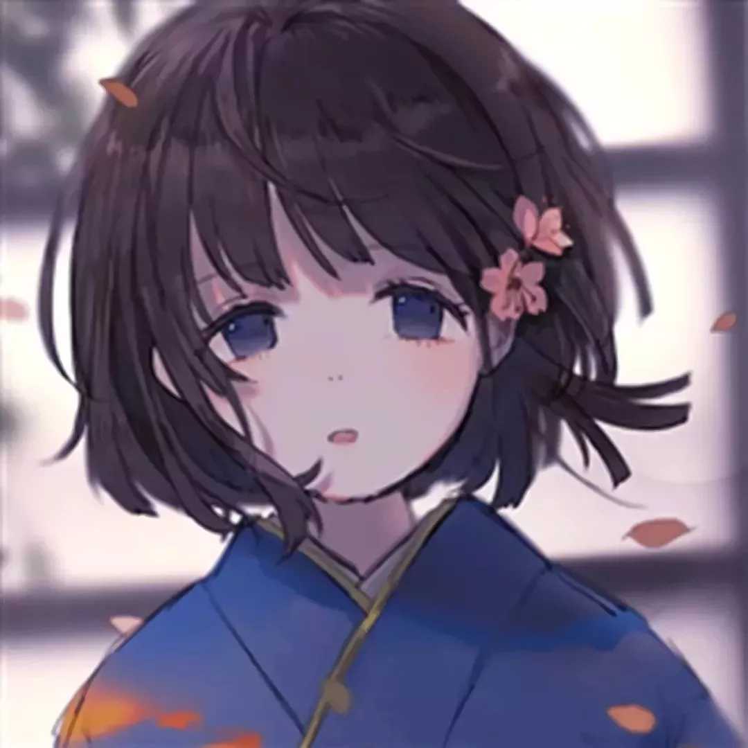 青春风格校服女生动漫头像