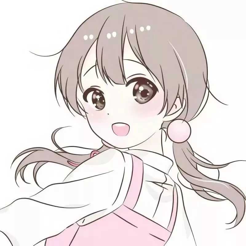 青春风格校服女生动漫头像