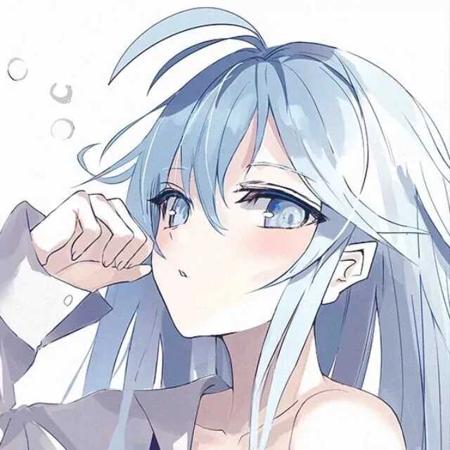 青春风格校服女生动漫头像