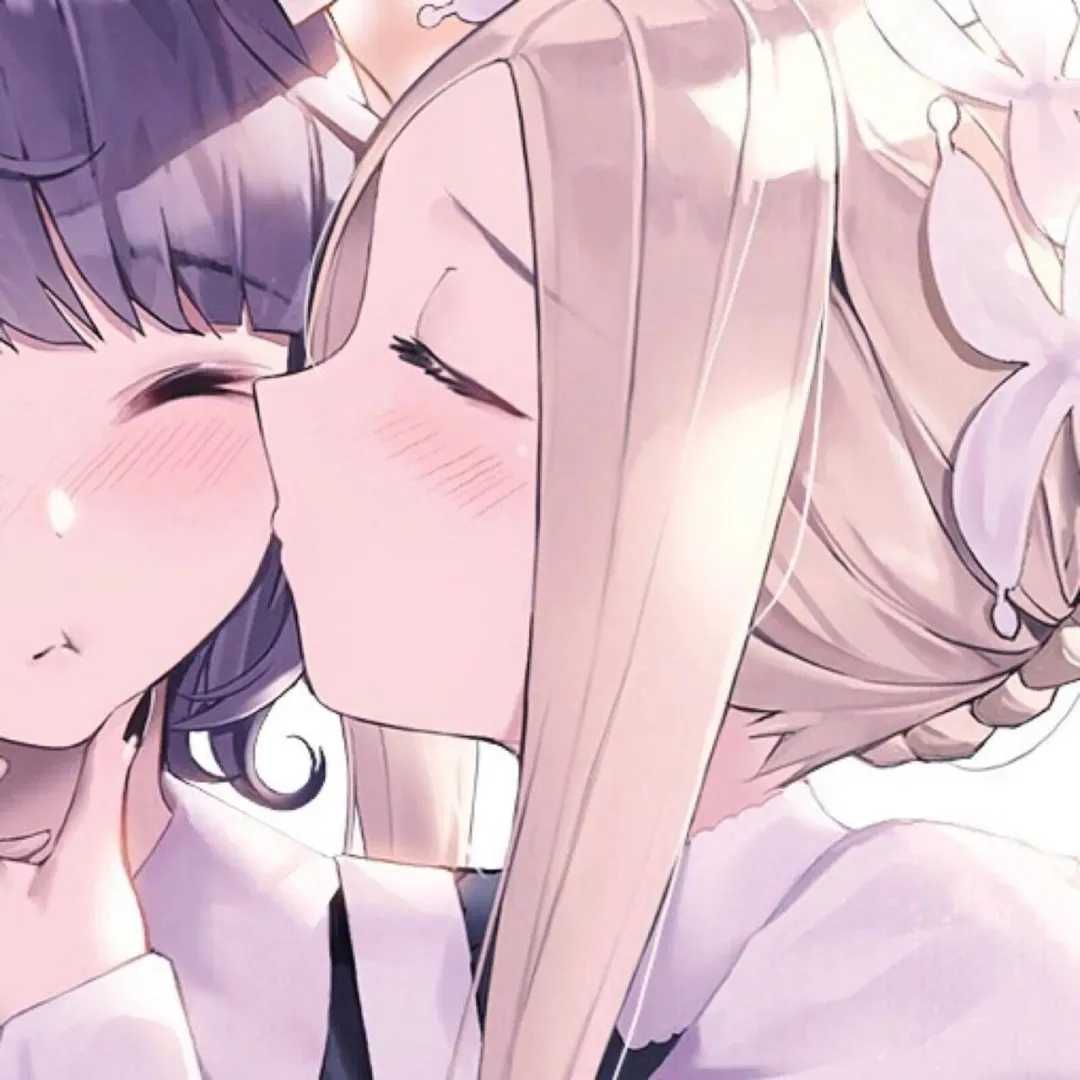 动漫女生百合头像