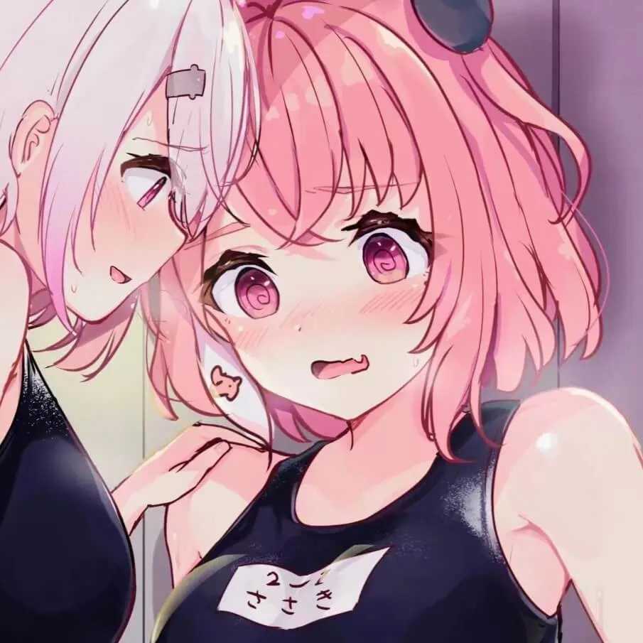 动漫女生百合头像