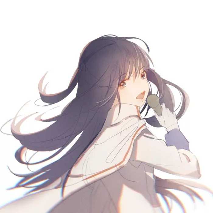 忧伤动漫女生头像