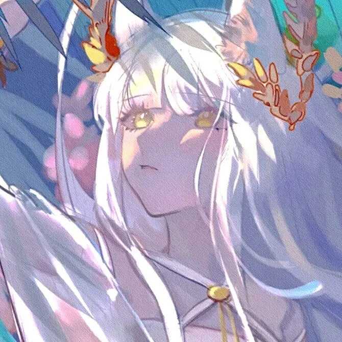 卡通动漫手绘女生头像