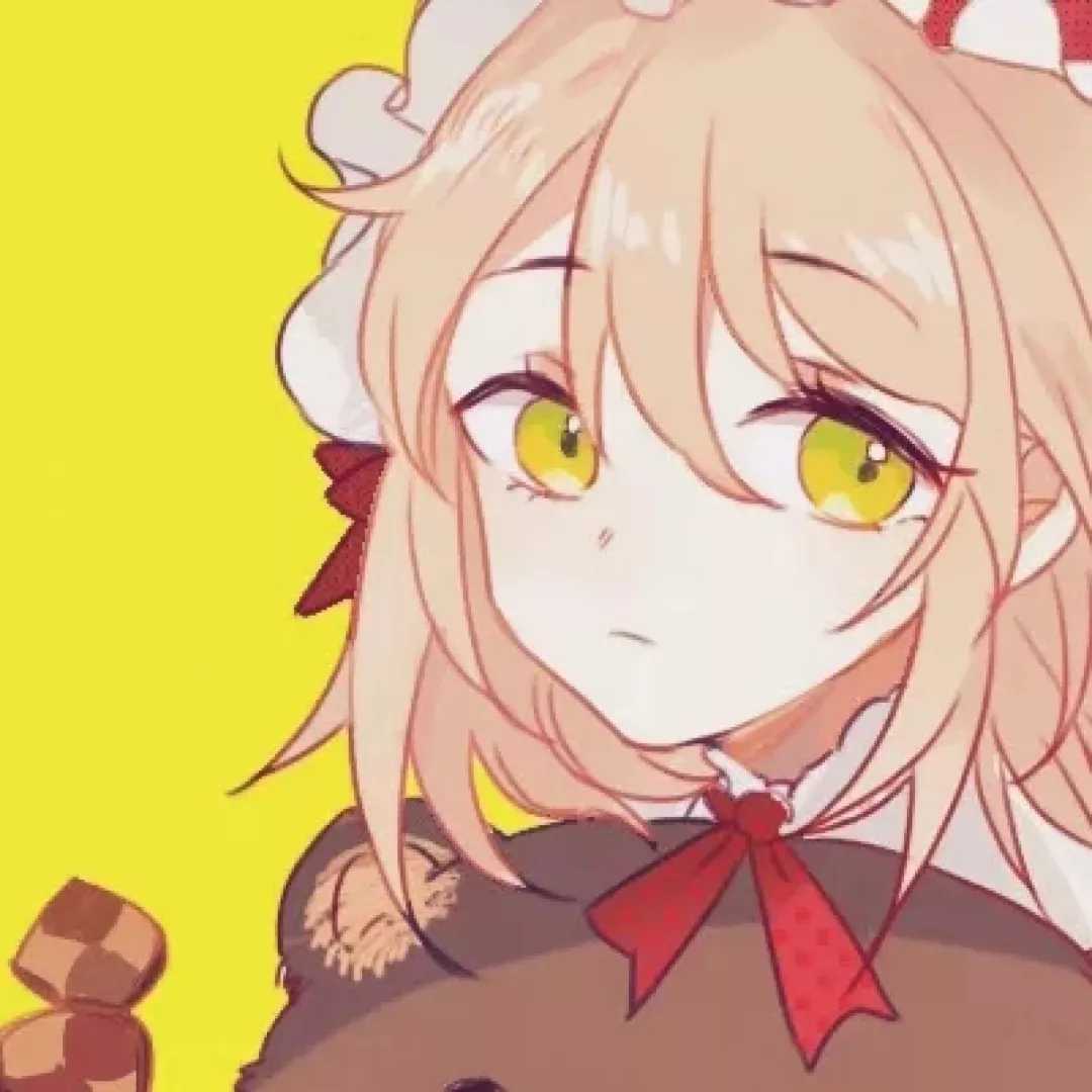 女生动漫头像微笑挑眉