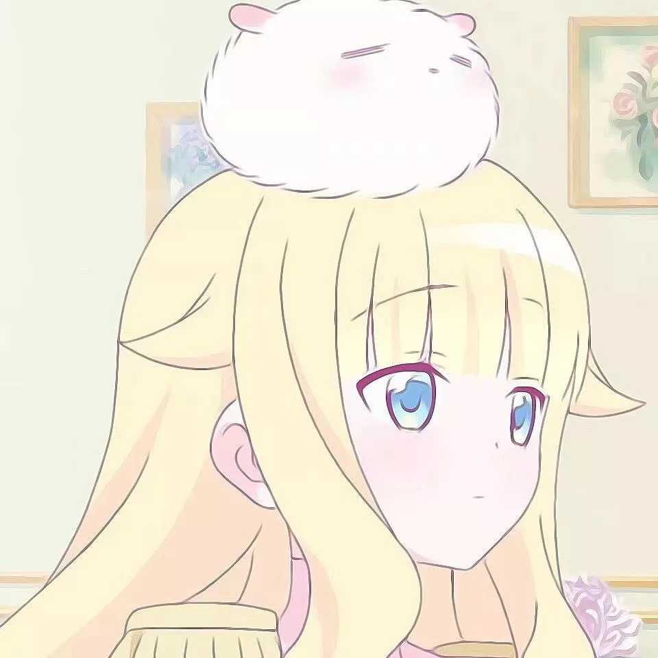 女生动漫头像微笑挑眉