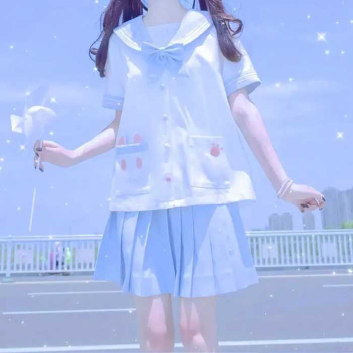 日系JK制服女生头像