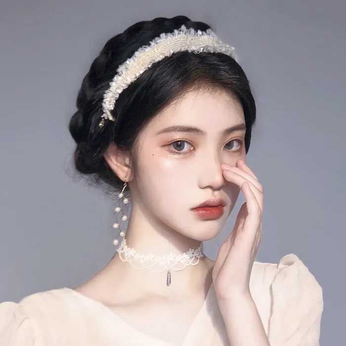 女生头像 爱不释手