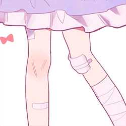 动漫女生部位头像