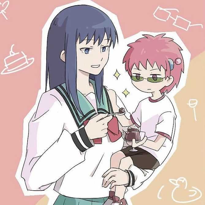 齐木楠雄×照桥心美情侣头像