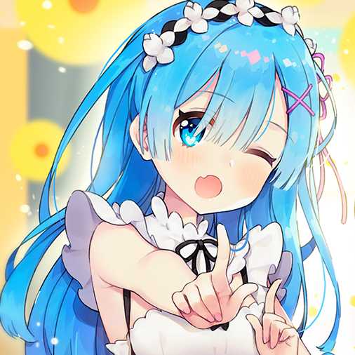 【动漫人物头像】雷姆拉姆一左一右头像