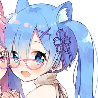 【动漫人物头像】雷姆拉姆一左一右头像