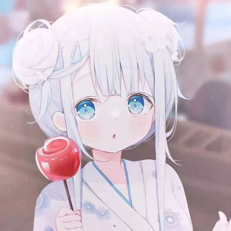 动漫女生头像蠢萌小女孩