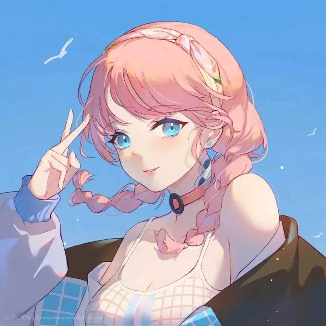 动漫女生头像蠢萌小女孩