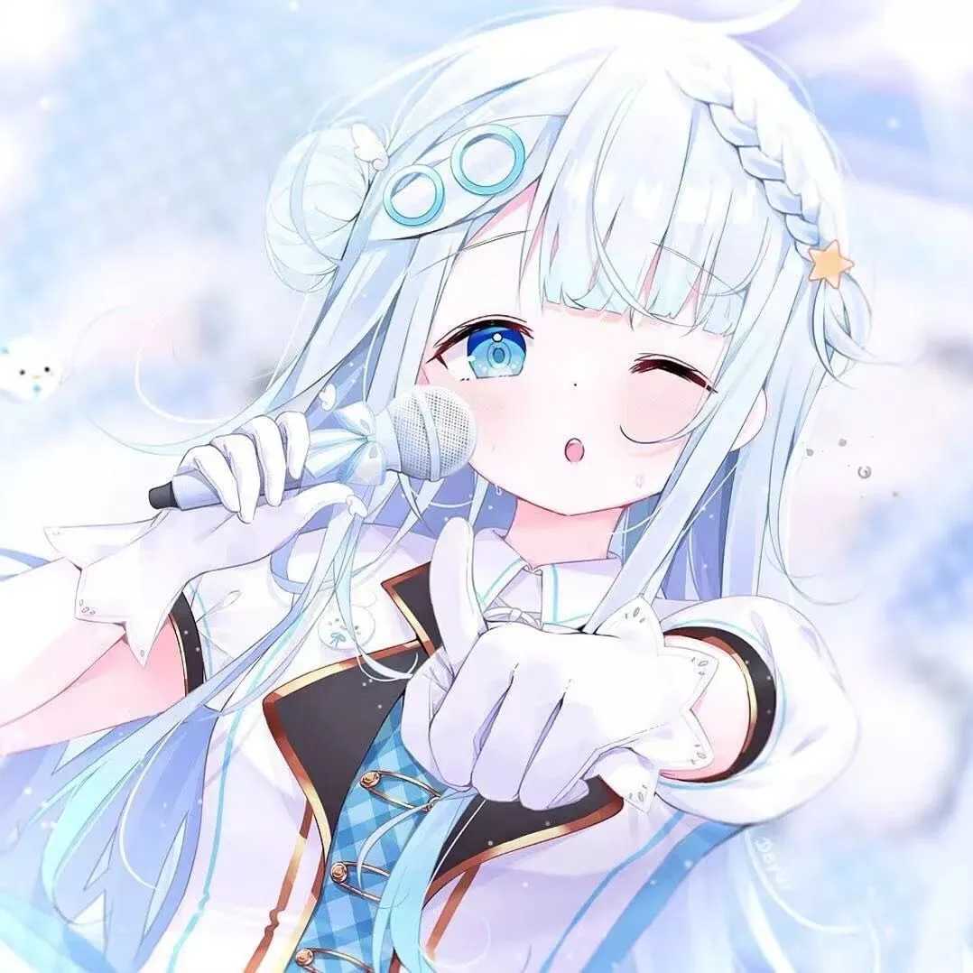 动漫女生头像蠢萌小女孩