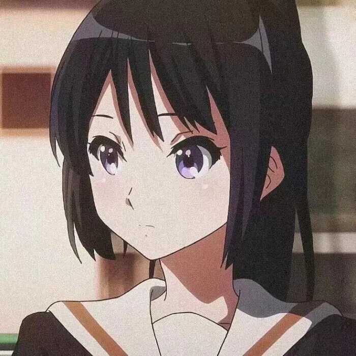 动漫图片大全 呆萌的女生头像