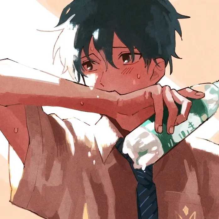 男生头像冷酷帅气侧脸