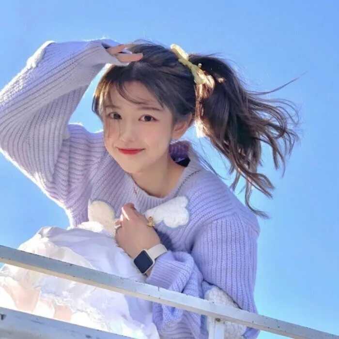女生头像阳光清纯向上