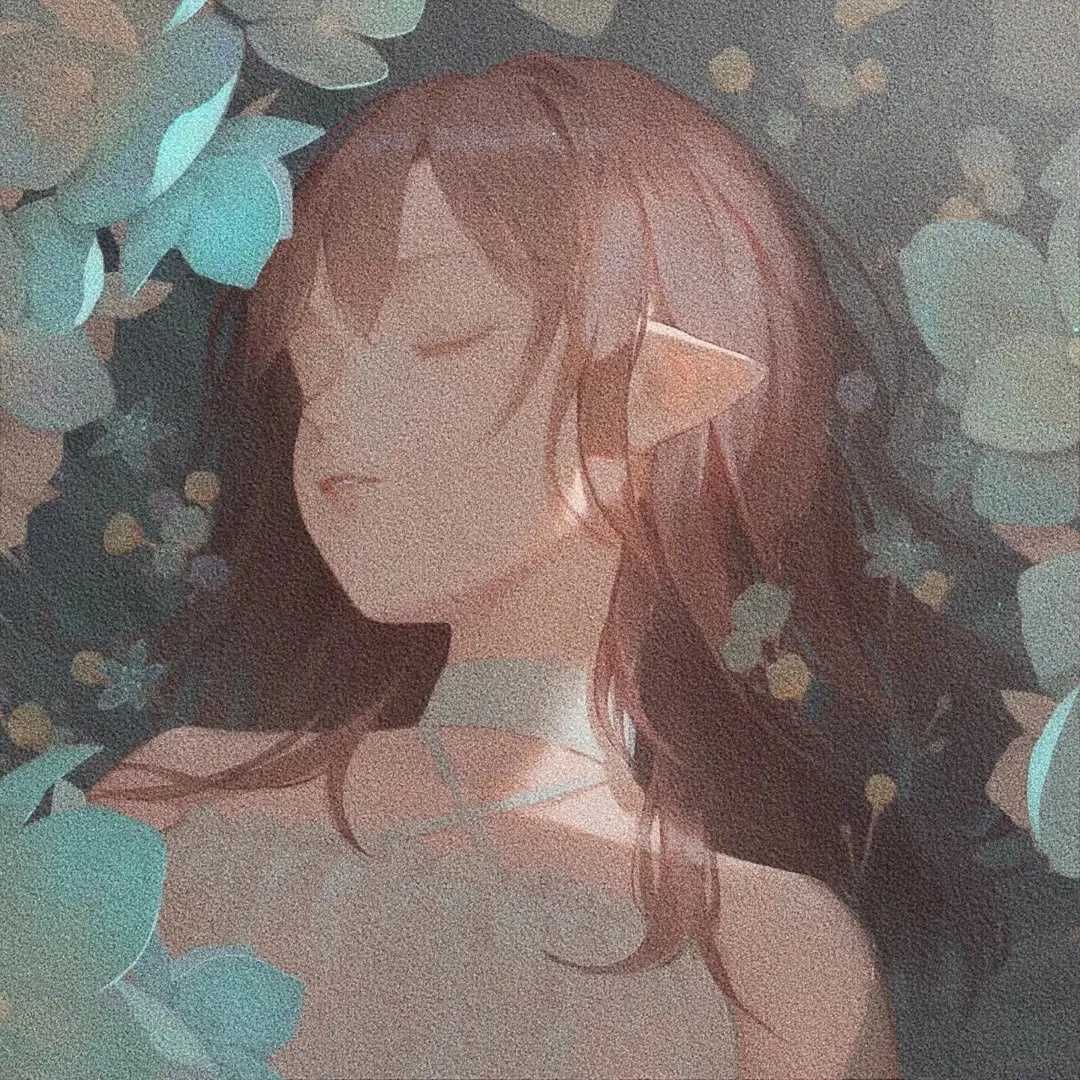 唯美意境动漫女生头像