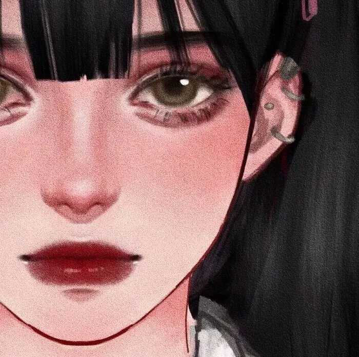 唯美意境动漫女生头像