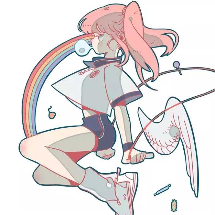 清冷文艺女生头像动漫