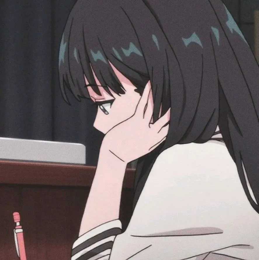 清冷文艺女生头像动漫