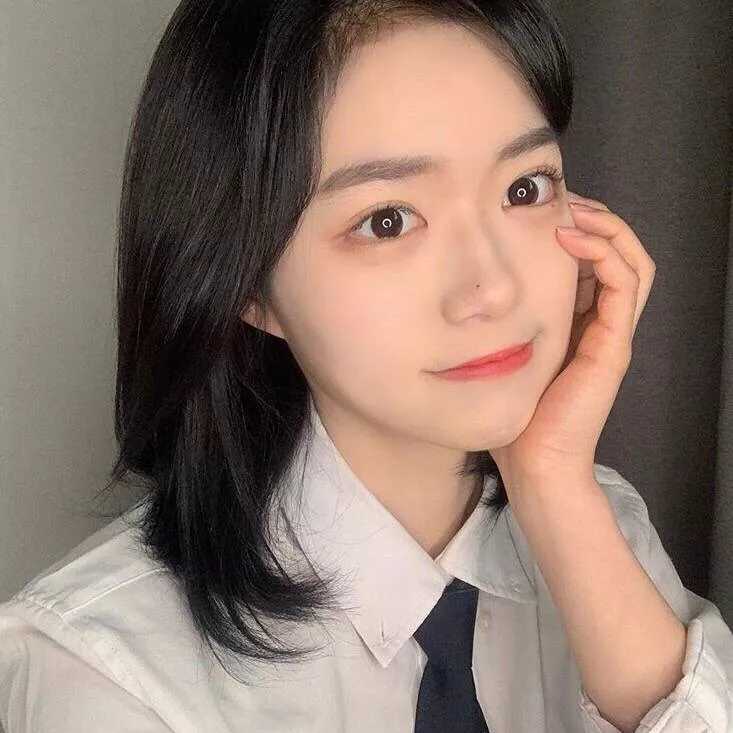 真人萌妹子头像小清新