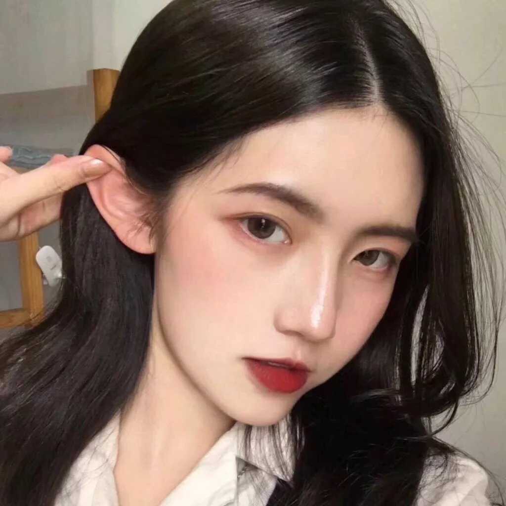 真人萌妹子头像小清新