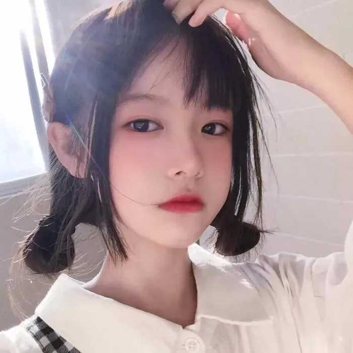 真人萌妹子头像小清新