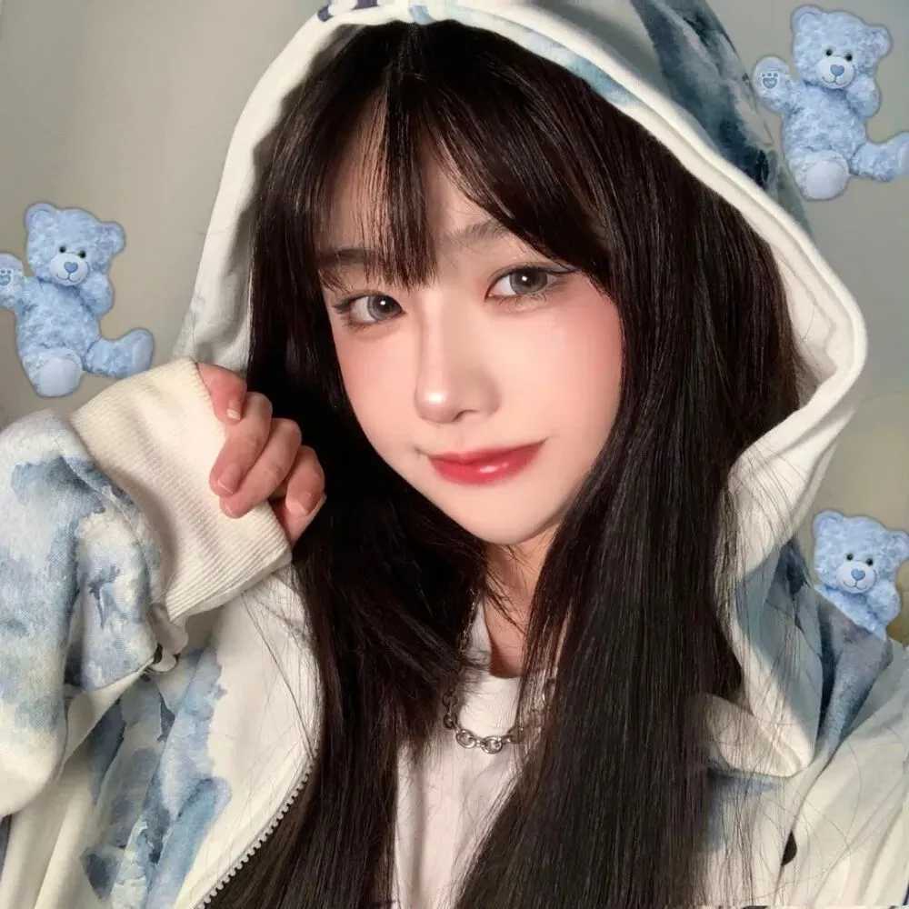 真人萌妹子头像小清新
