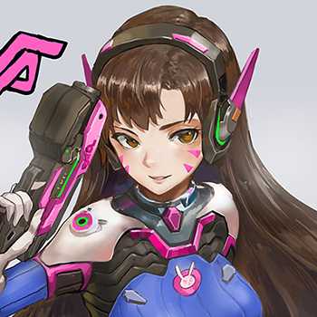 [游戏人物] D.Va &#8211; 好看动漫头像推荐