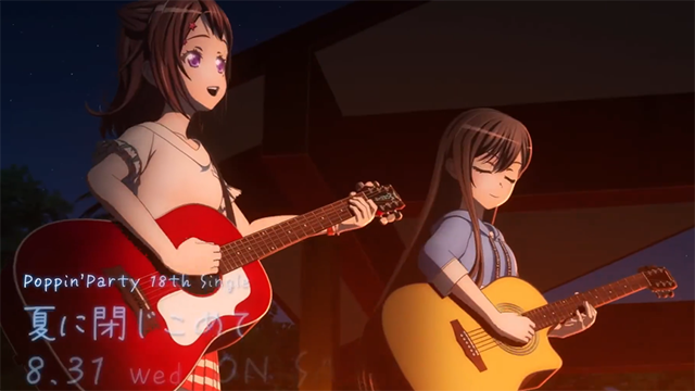 「BanG Dream！」Poppin Party组合第18张专辑发售宣传CM公开