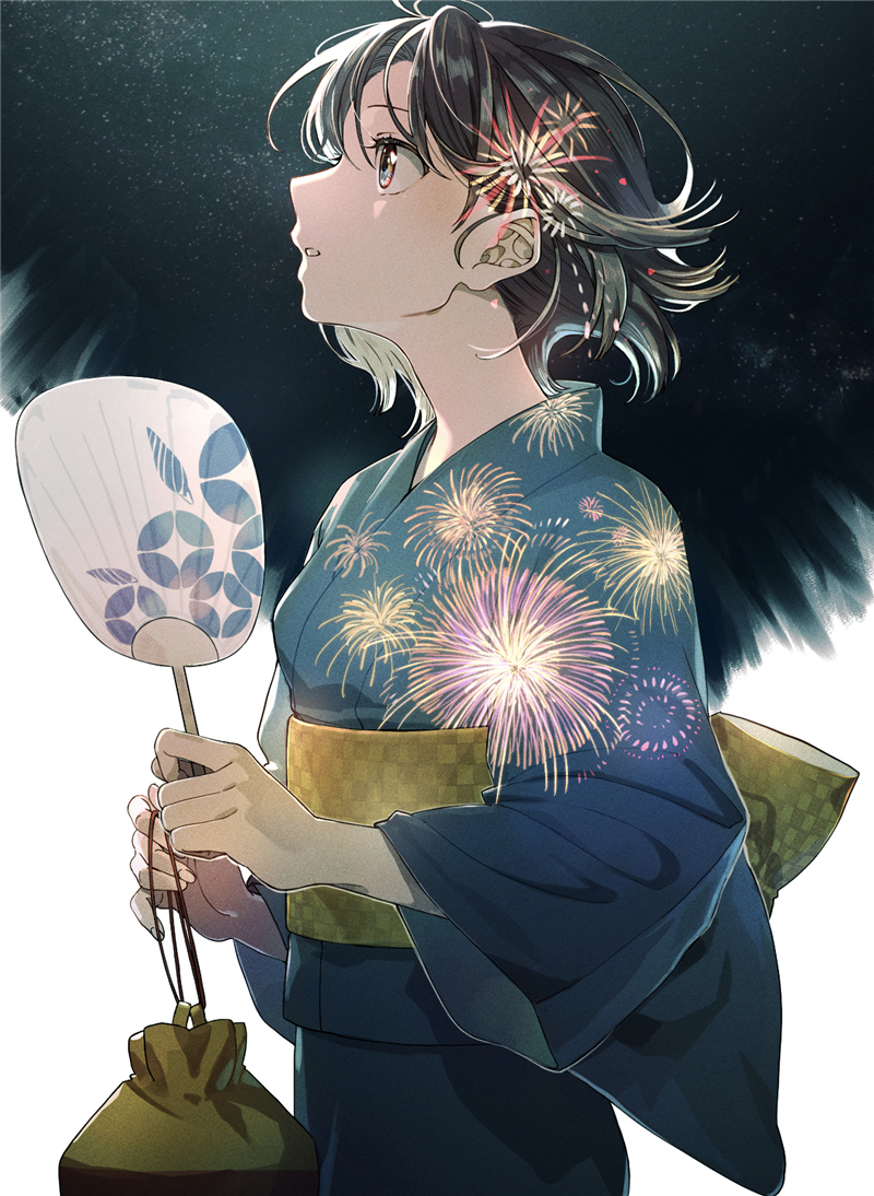 P站美图推荐-P站官网美图-团扇特别推荐（二）