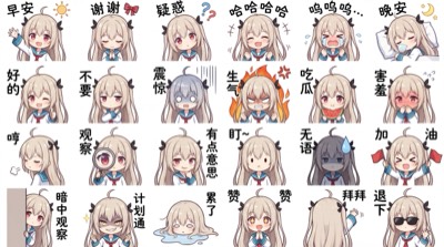 24格Q版人物表情包制作器