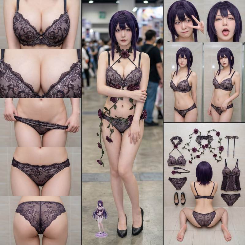 写实Cosplay角色设定图