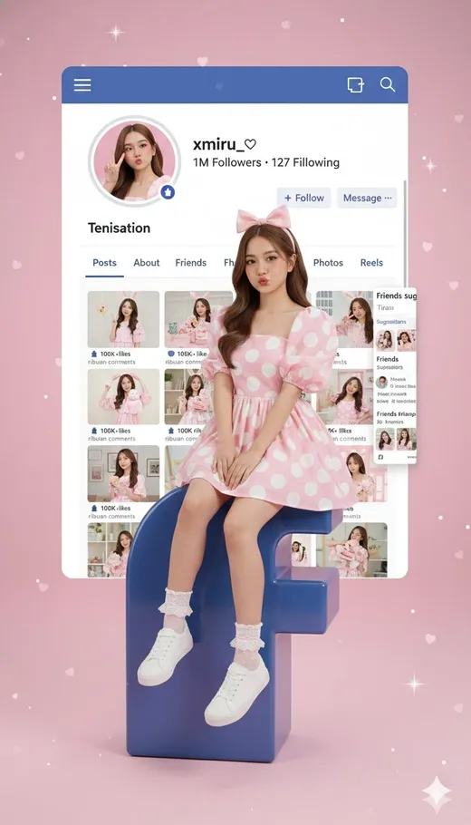 Facebook个人资料界面