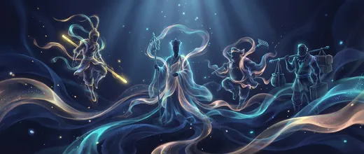 用中国奇幻书写世界名画