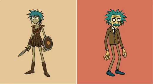 Gorillaz风格角色
