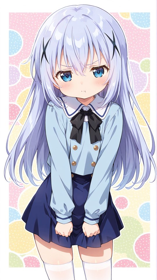 二次元动漫少女制服插画【图包】