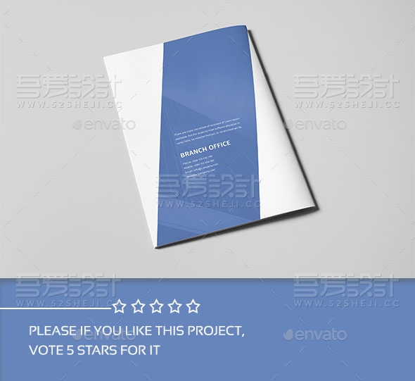 简约精美企业宣传画册模板