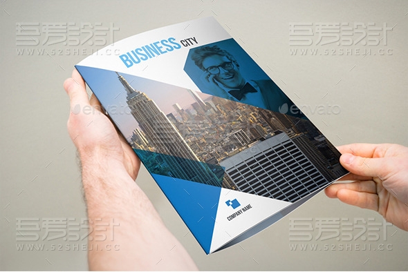 公司企业宣传3折页模板