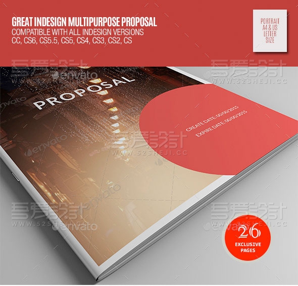 企业团队介绍画册InDesign模板