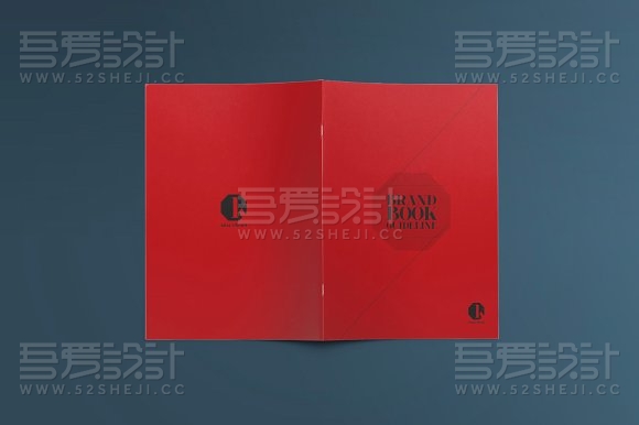 红色高端大气企业画册模板