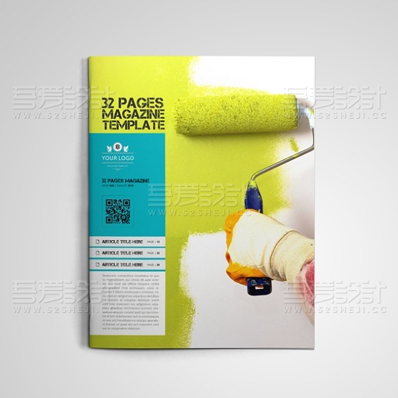 32页家居装修画册模板