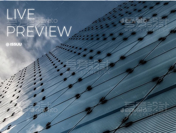 简约欧美风格企业宣传画册模板