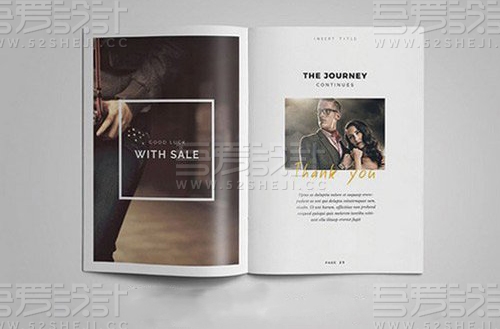 30页杂志产品展示画册模板
