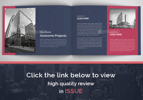 欧美风格高端大气画册模板