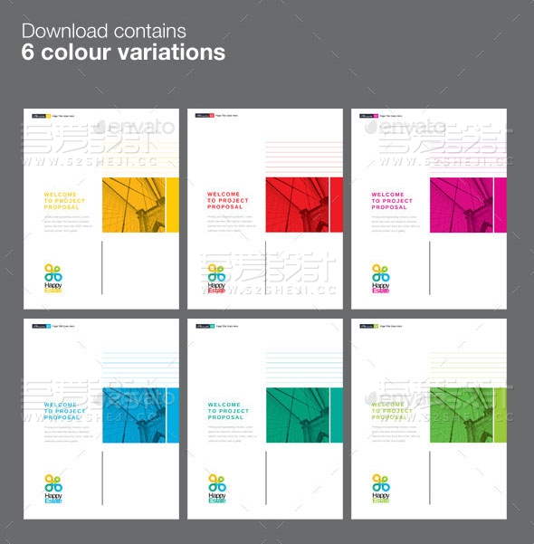 建筑行业企业宣传画册模板