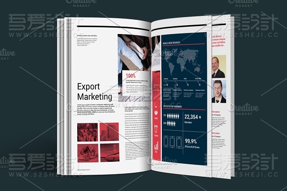 28页企业介绍画册模板