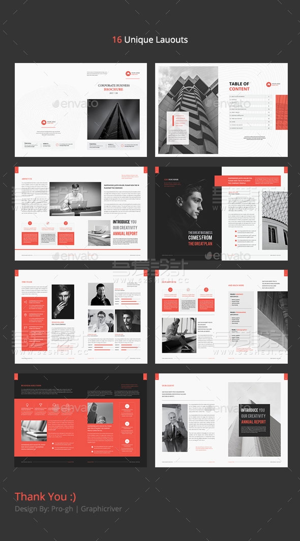 企业通用画册模板